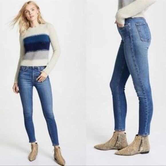 Rag & Bone El Skinny Jeans Light Wash - Picture 1 of 16